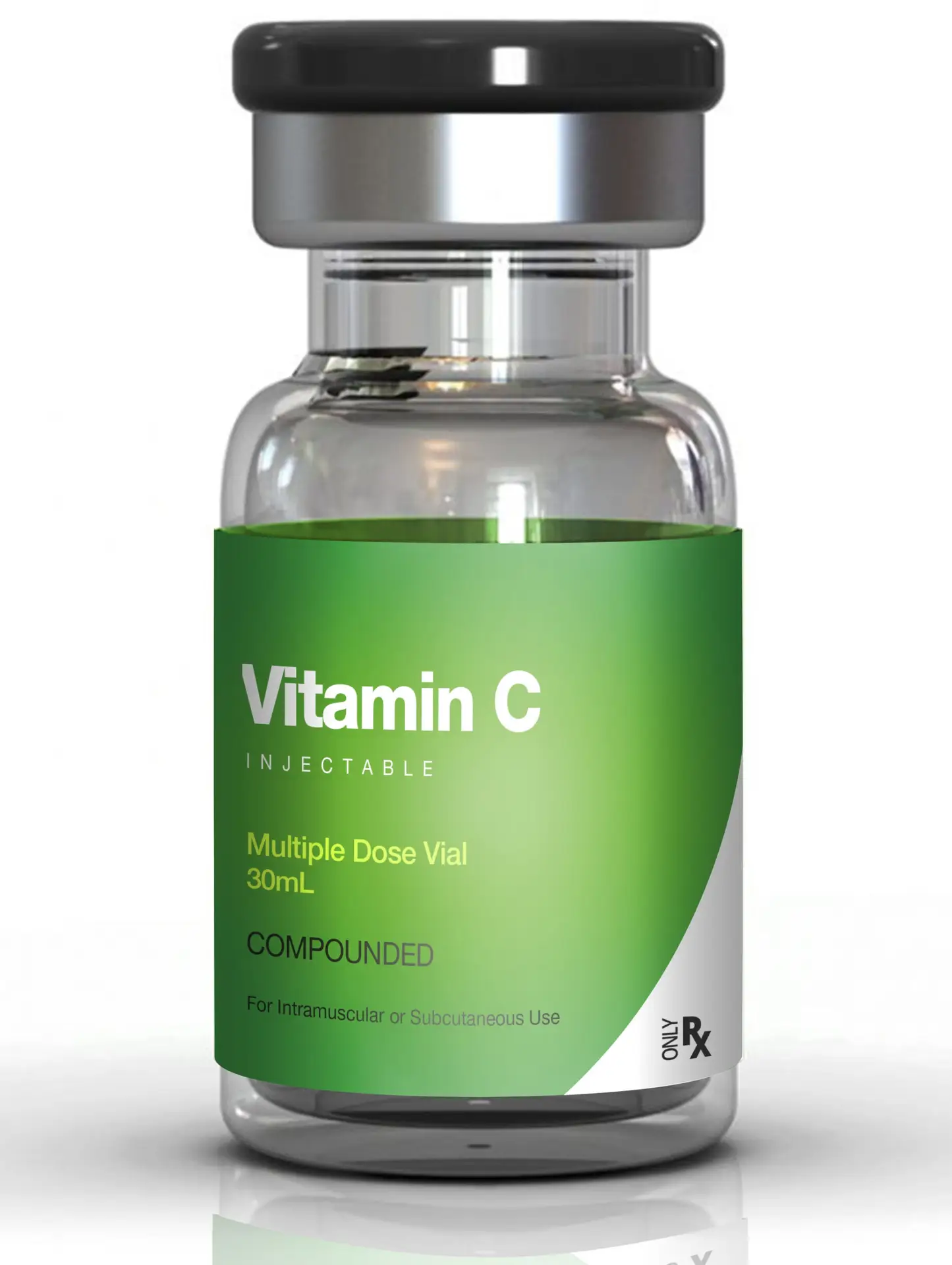 Vitamin C injectable vial for immune support and wellness available at AS3 Medical Spa.